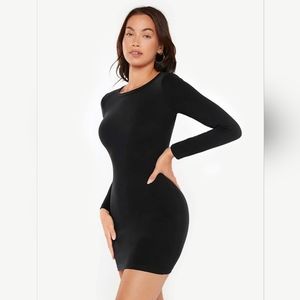 EUC Shein Long Sleeve Little Black Dress